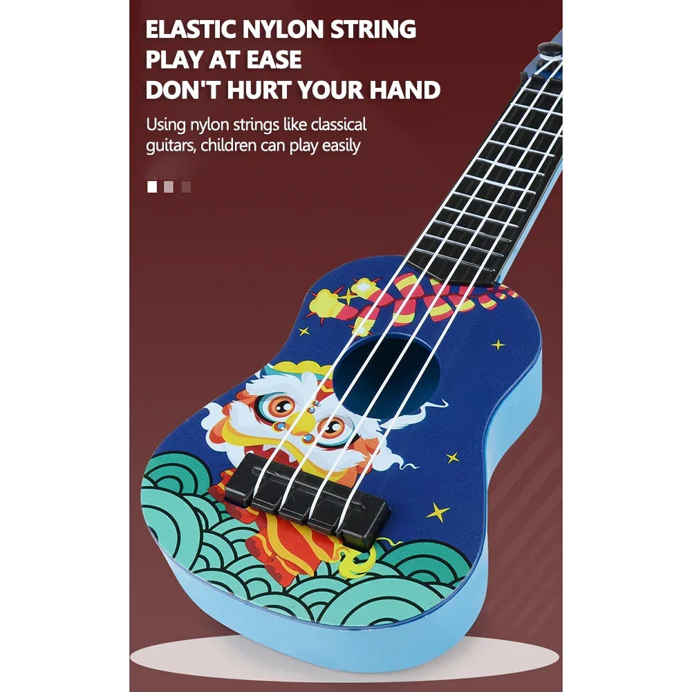 Ukulele Classical Guitar Acoustic Ukulele Soprano Music Instruments Mini Musical Toy for Beginners Kids Children