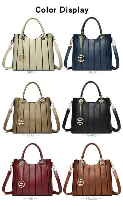 Genuine Brand Luxury Handbag Women Bags Designer High Quality Leather Handbags Large Capacity Shoulder Crossbody Bags for Women