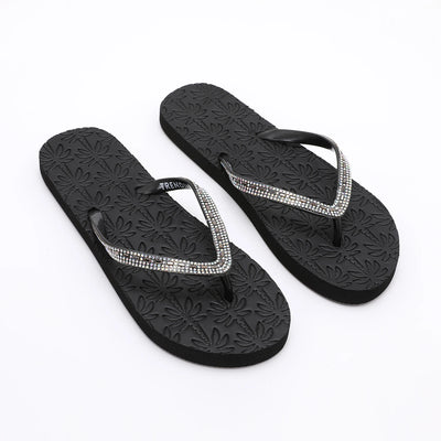 Women's Flip Flops Lightweight and Soft Footbed, Thin Strap Beach Sandal