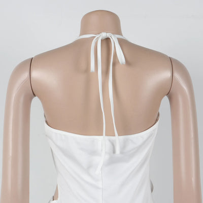 Women Jumpsuits For Summer Autumn Sleeveless Solid Color Bandage Loose Fashion Streetwear Overalls Wide Leg Pants Trousers 2025