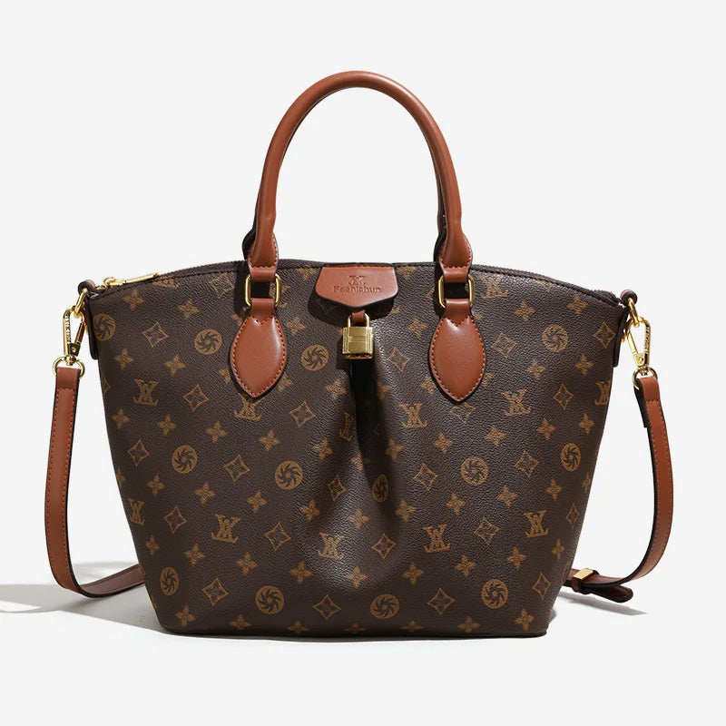2025 French Luxury Handbag for Women Designer Tote Elegant Structured Shoulder Bag High-End Minimalist Chic Versatile