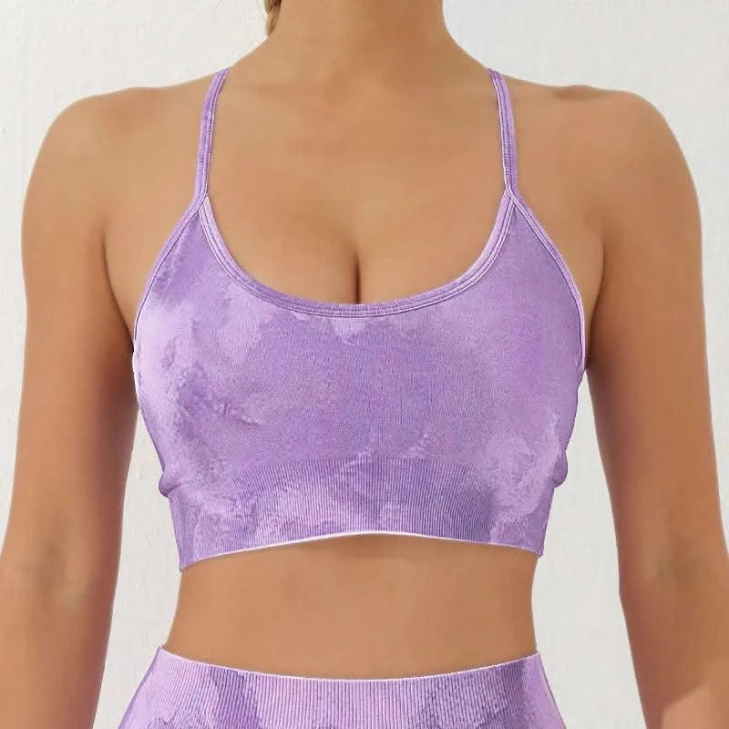 Women's Fitness Clothing Gym Sport Outfit for Woman Sweatsuit Lady Sets Womens Clothes Gym Women 2 Piece Set Outfit Sports Bra