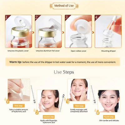 Six Peptides Face Serum 5pcs/10pcs/Lot for Moisturizing Facial Essence Skin Care Peptide Face Liquid