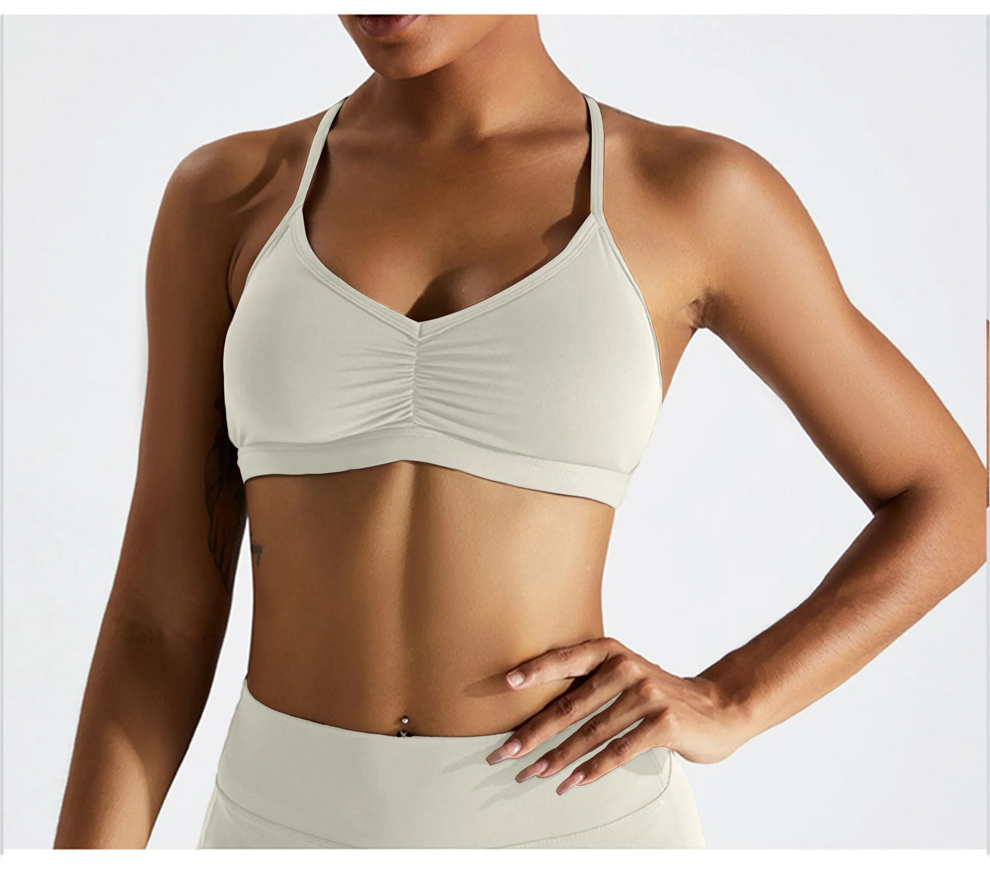 Sexy Scrunch Sports Bra Gym Top Women Running Back Cross Top Women Sportswear Yoga Underwear Fitness Workout Yoga ClothingWomen