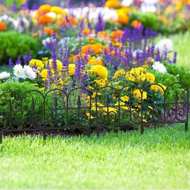 Garden Edging Fence Bendable Landscape Border Decorative Garden Fence Plant Lawn Flower Bed Fencing Barrier Home Yard Decor