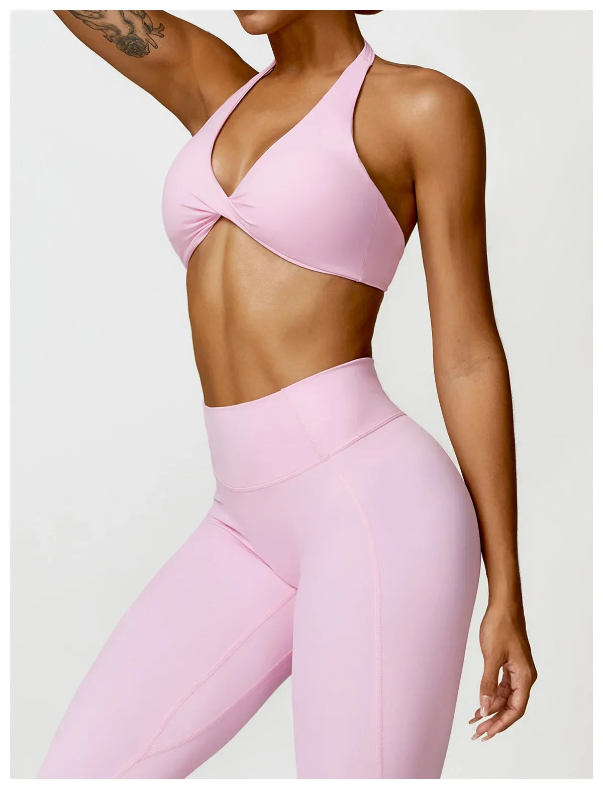 Women Seamless Yoga Set 2PCS Gym Workout Clothes for Female Push Up Bra High Waist Leggings Sexy Fitness Sportswear Sports Suits