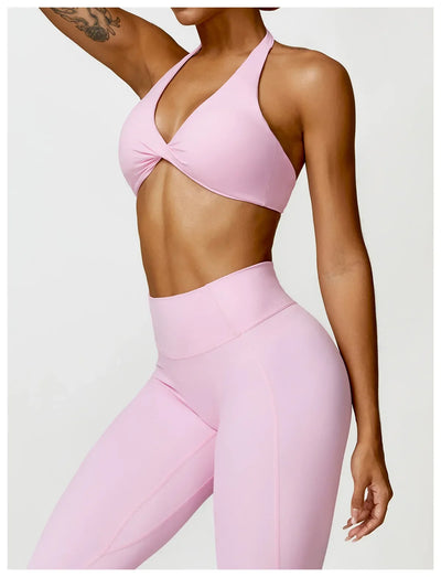 Women Seamless Yoga Set 2PCS Gym Workout Clothes for Female Push Up Bra High Waist Leggings Sexy Fitness Sportswear Sports Suits