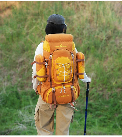 Outdoor Climbing Backpack with Rain Cover Hiking Camping Trekking Outing Bag Large Mountaineering Luggage Sports Rucksack