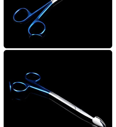 Facial Flap Dissector Scissors Face Lift Dissection Scissors Insert with Speculated Super Cut Tips SMAS  Dissector