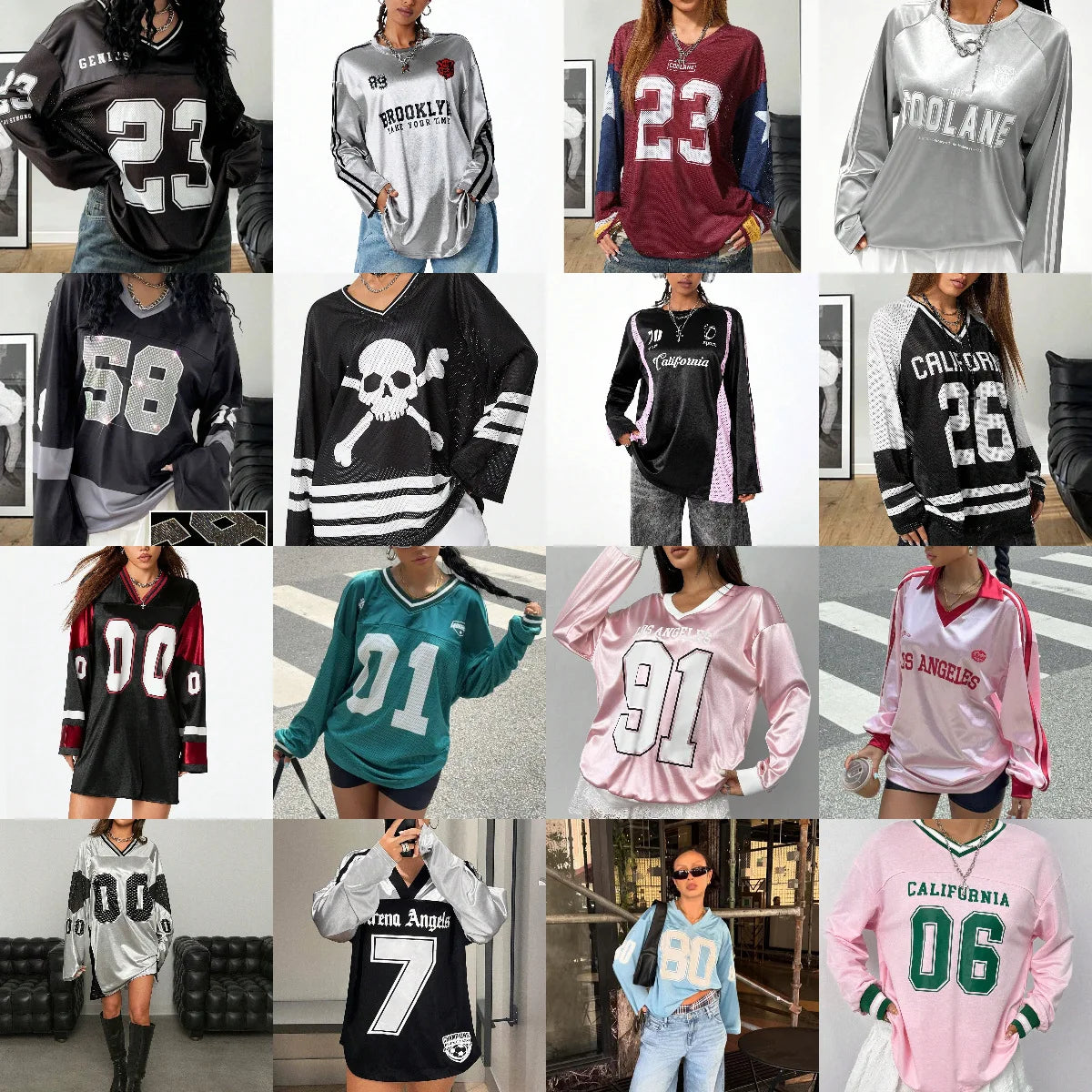 Sporty Activewear Number Printed T Shirt Casual Loose O-Neck Short Sleeve Tees Women 2025 Summer Fashion Streetwear Lady