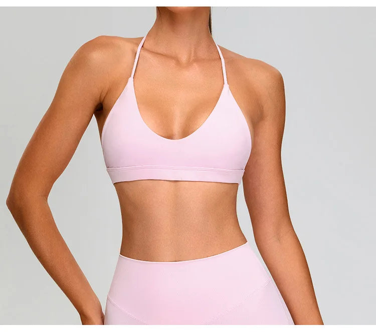 Breathable Sports Bra for Women Fitness Top Push Up Sport Bra Backless Yoga Underwear Sport Tops Running Vest Workout Gym Wear