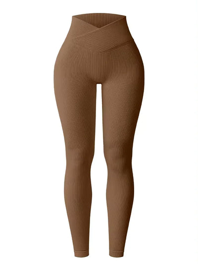 2025 New Knited Leggings Women Seamless Slim Tights Gym Trainning High Waist Hip Liftting High Elastic Yoga Fitness Pants