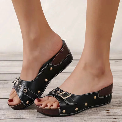Women Sandals 2023 Fashion Wedges Shoes For Women Slippers Summer Shoes With Heels Sandals Flip Flops Women Beach Casual Shoes