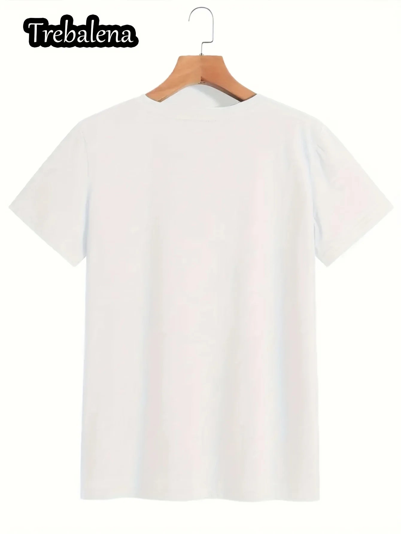Women's Casual Crew Neck T-Shirt - Colorful Sugar Skull & "Don't Be Salty" Slogan Graphic Regular Length Machine Washable