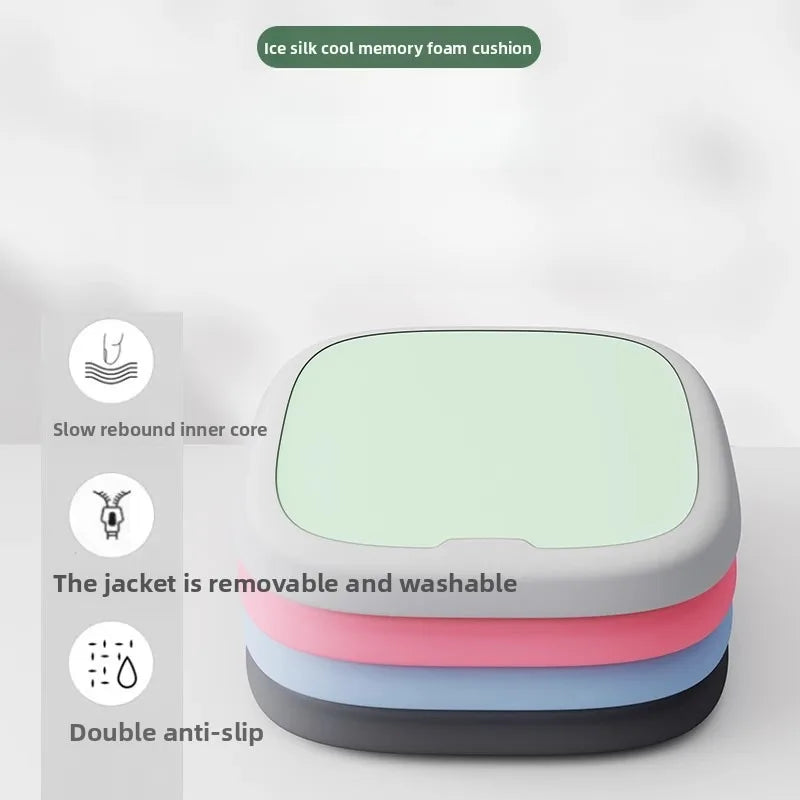 Memory Foam Car Seat Cushions With Lumbar Support Are Suitable for Car And Office Seat Cushions Providing A Cool And Breathable