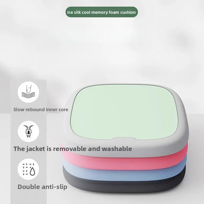 Memory Foam Car Seat Cushions With Lumbar Support Are Suitable for Car And Office Seat Cushions Providing A Cool And Breathable