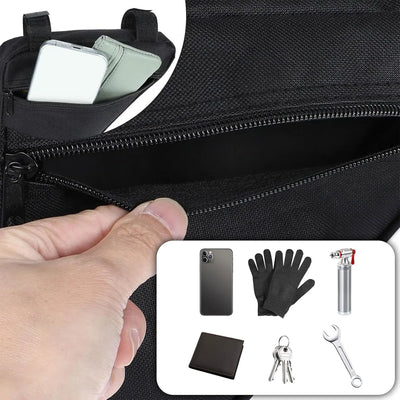 1PC Triangle Bicycle Front Beam Tool Pack Mountain Bike Saddle Bag Top Tube Horizontal Bar Bag Bicycle Accessories