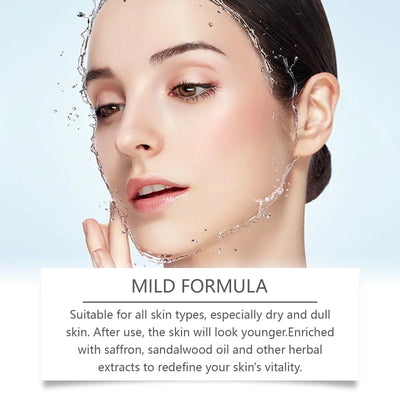 Saffron Serum Anti Wrinkle Lifting Firm Moisturize Smooth Soften Increasing Skin Elasticity Prevent Dryness Facial Essential Oil