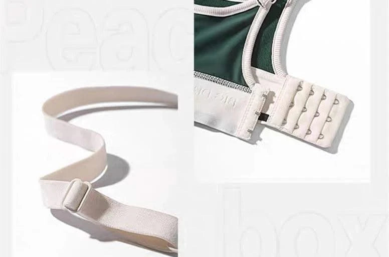 Sports Bra For Women With Small Breasts, Push-up Bra For Beautiful Back, Showing Large Breasts, Shock-proof Bra Without Rims