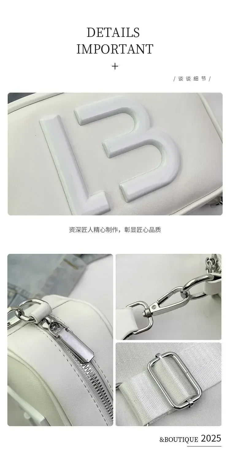 Designer Leather Tote Bag for Women Elegant Crossbody Shoulder Handbag Luxury Ladies Office Bag