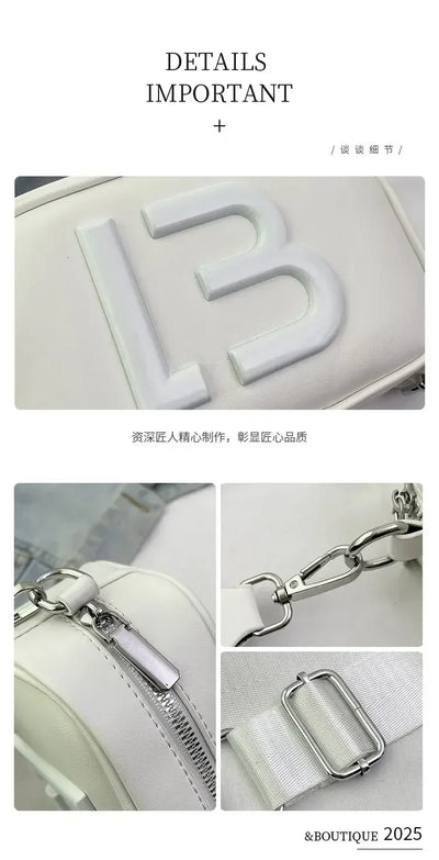 Designer Leather Tote Bag for Women Elegant Crossbody Shoulder Handbag Luxury Ladies Office Bag