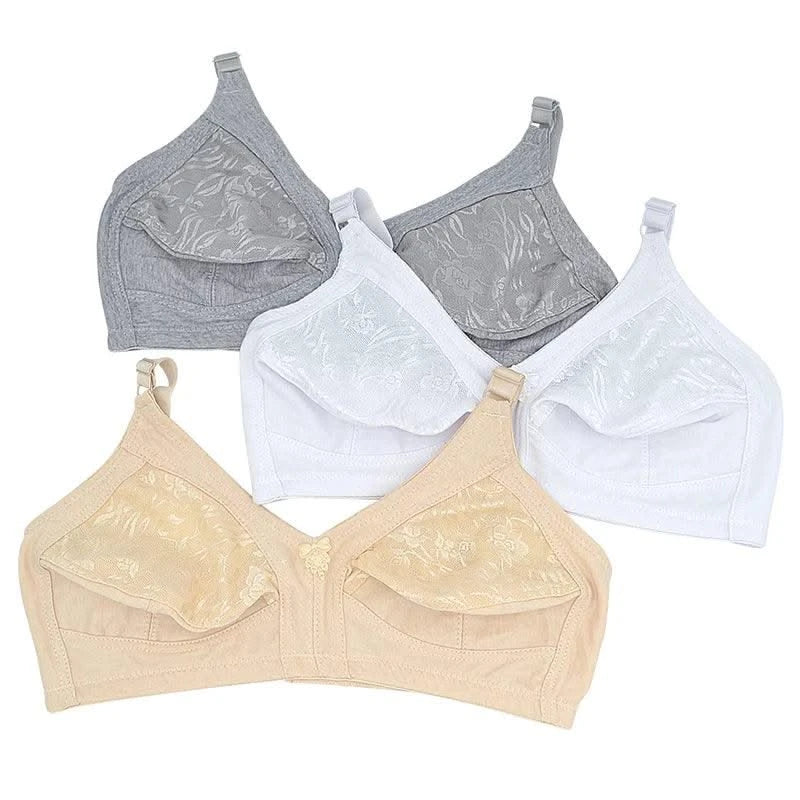Cotton Bra For Women Wireless Bras Plus Size Comfortable Underwear Soft Lingerie Breathable