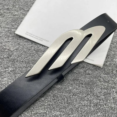 Designer Alloy Buckle Waist Strap PU Leather Belt For Women |Jeans Trouser Dress Waistband Female