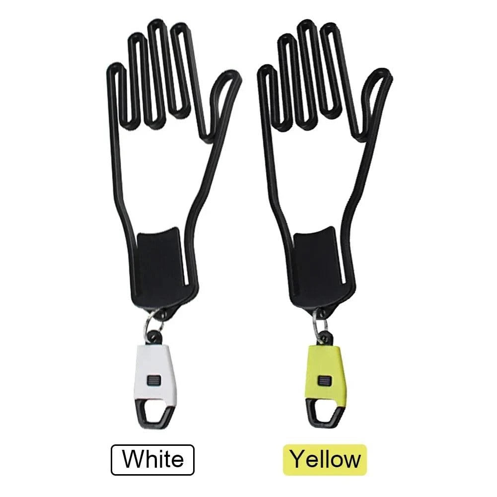 Golf Glove Holder Rack Portable Plastic Gloves Hanger with Key Chain Golf Gloves Supports Gloves Display Stand Golf Accessories