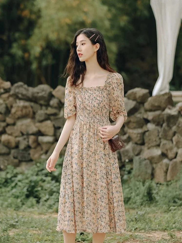 Female Dresses Pink Women's Dress Floral Graduation Formal Occasion Flower Birthday Elegant and Beautiful 2024 Fashion Summer X