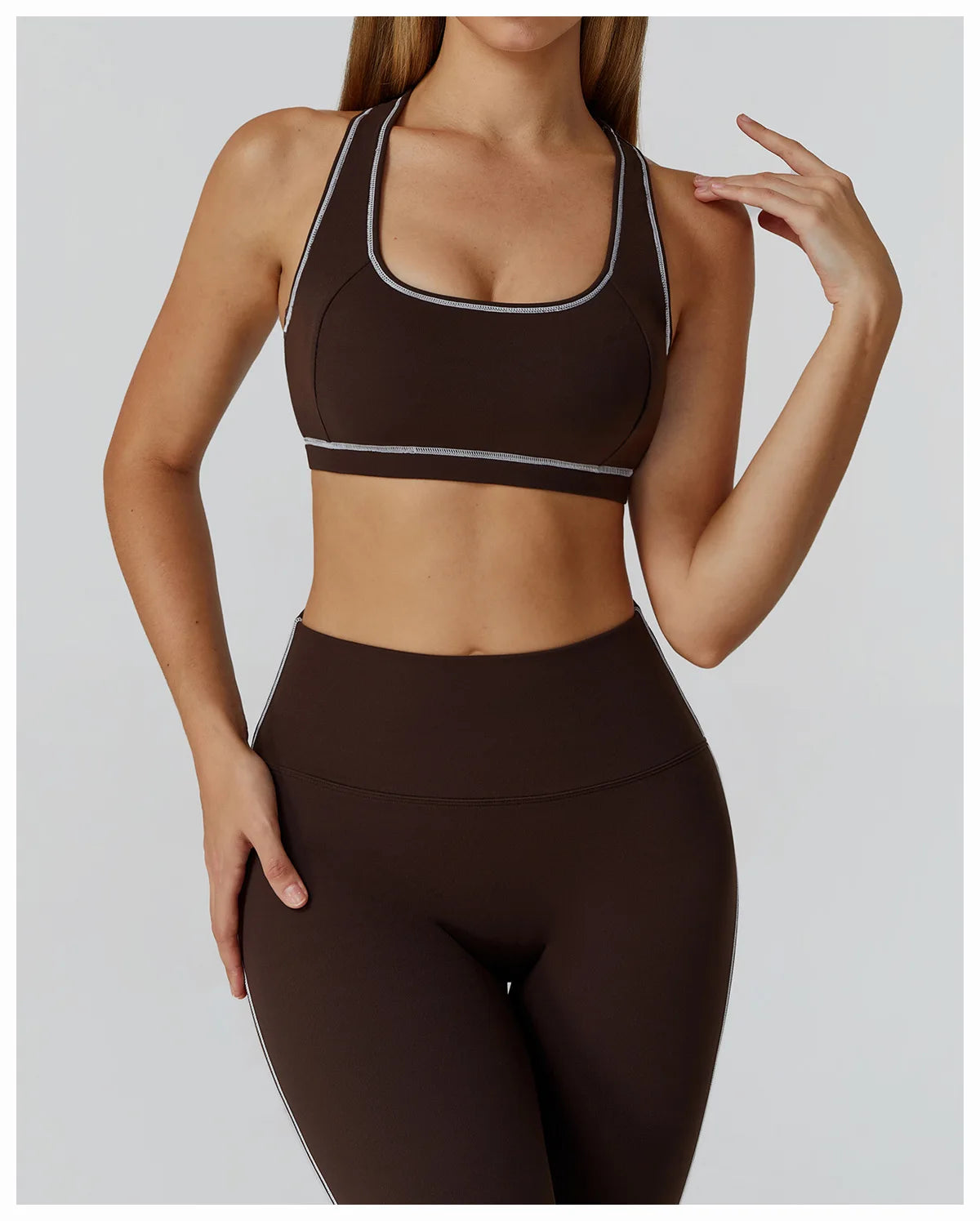 Yoga Bra Women Breathable Sports Bra Anti-Sweat Fitness Shockproof Crop Top Push Up Gym High Strength Workout Underwear