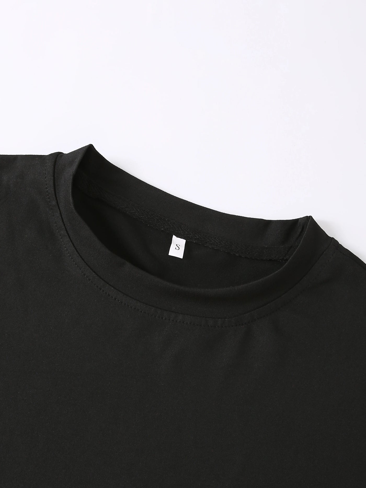 Solid Crew Neck T-shirt, Casual Short Sleeve Loose T-Shirt For Spring & Summer, Women's Clothing