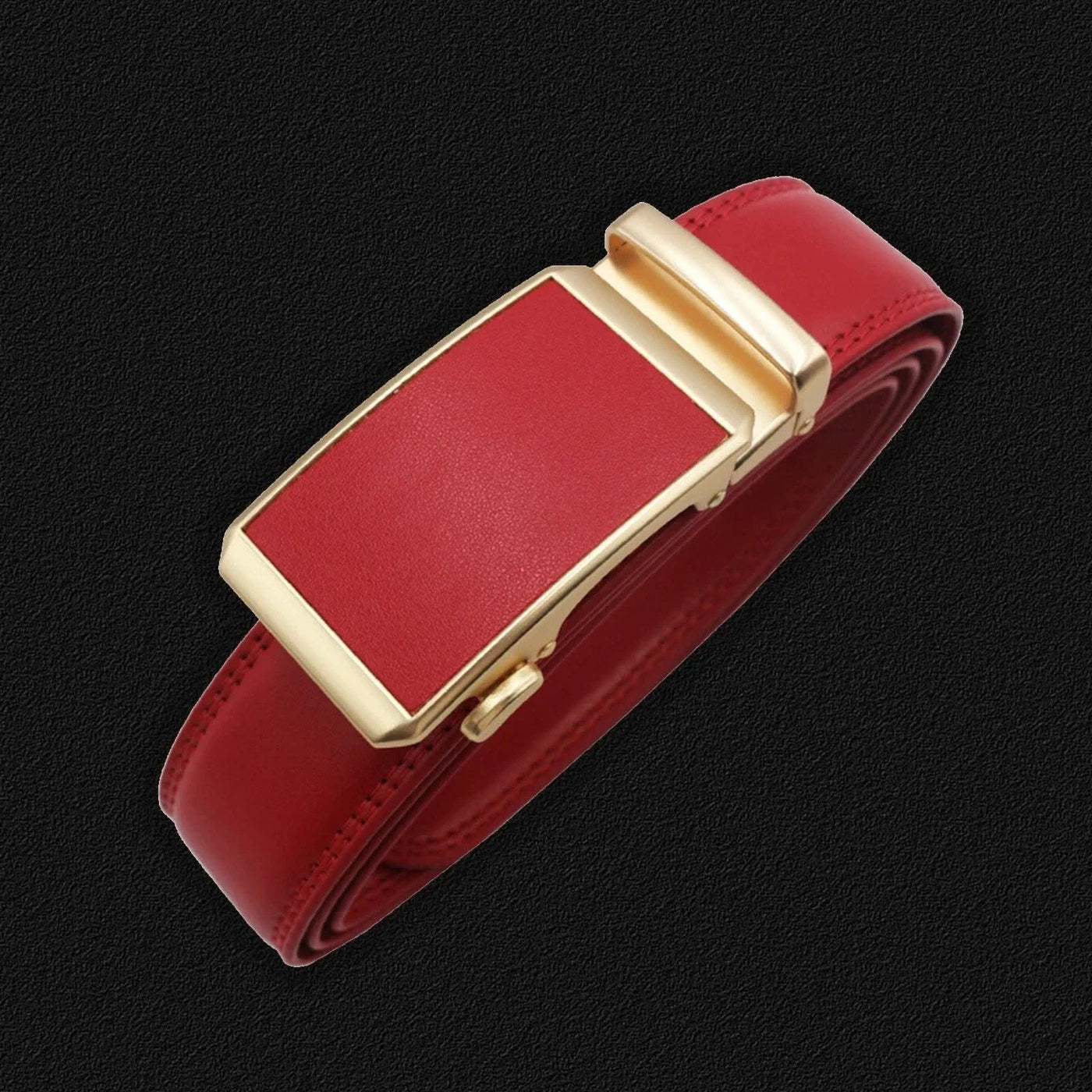 Men Black Strap Waistband Genuine Leather Automatic Buckle Belts |  Belts for Business