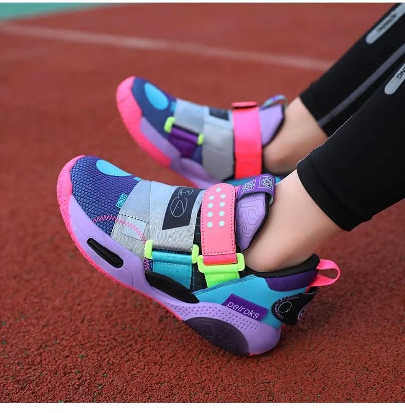2025 New Children's Basketball Shoes For Boys Girls Non-slip Kids Sport Shoes Lightweight Outdoor Sneakers Trainers Footwear - Elanique