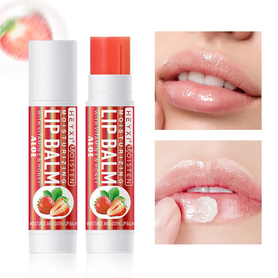 Fresh Fruit Lip Balm Lip Oil Moisturizing Clear Transparent Lipstick Long Lasting Hydrating Lipgloss Cosmetic Lip Gloss Base Gel