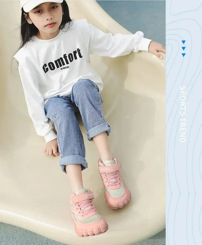 New Children Shoes Hiking Climbing Boys Fashion Sneakers Girls Sport Running Shoes Kids Breathable Casual Trainers Outdoor Shoes