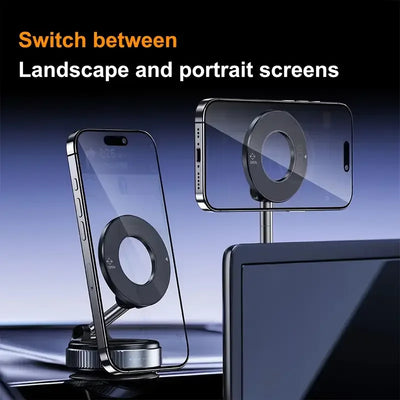 2025 New MagSafe Car Mount [ABS] Magnetic Phone Holder Car with Strong Magnets 360° Rotate and Adjustable Phone Car Mount