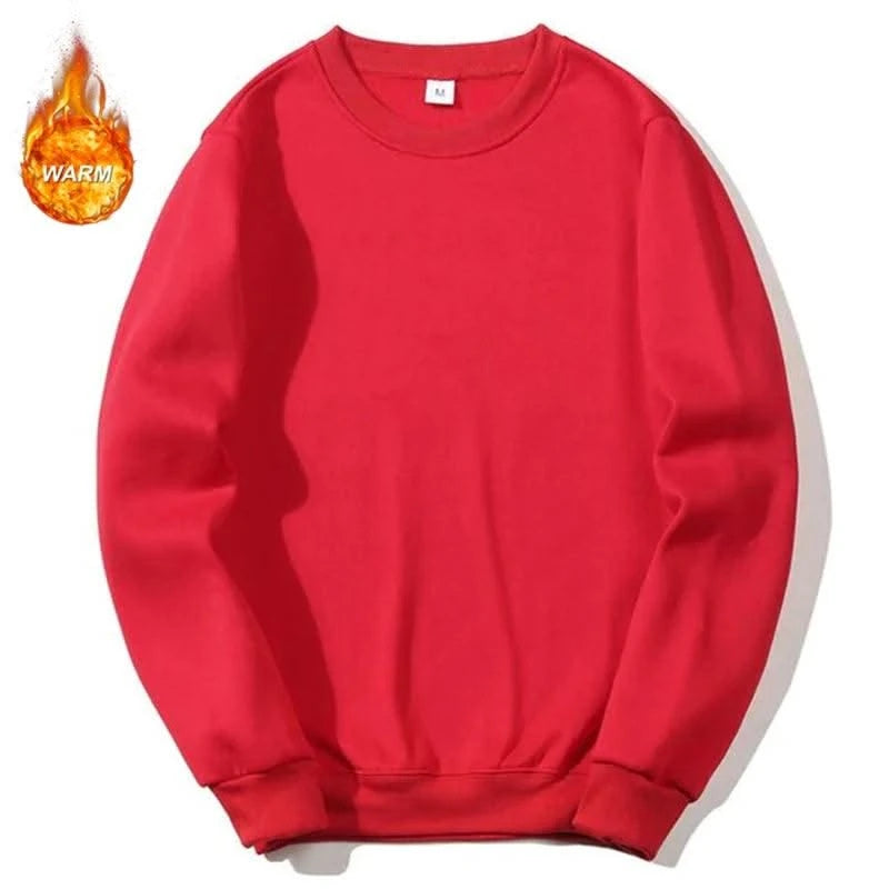 Basic Crewneck Sweatshirts for Men Women Comfy Pullover Tops Athletic