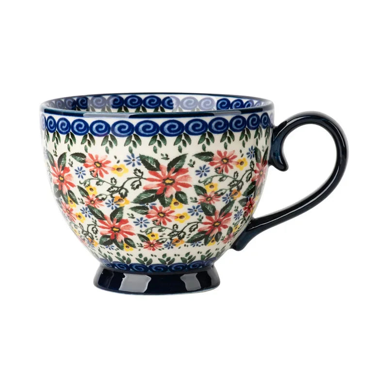 Hand-painted Mugs Creative Drinkware Coffee Milk European Breakfast Mugs