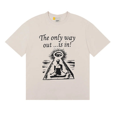 New Designer DEPT T-shirts For Men O-neck Cotton T Shirt Fashion Streetwear Cotton Tees Summer Women Casual Loose Print T-shirt