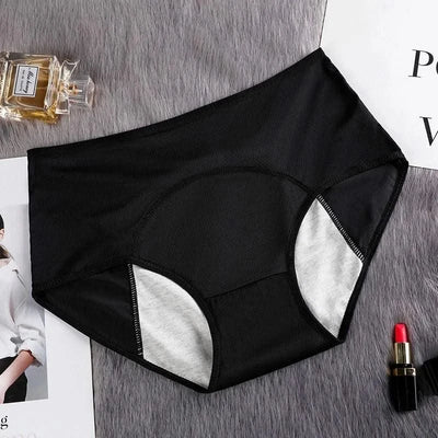 Women Physiological Panties Period Menstrual Underwear Leak Proof with Breathable Hole Lingerie Plus Size L-6XL