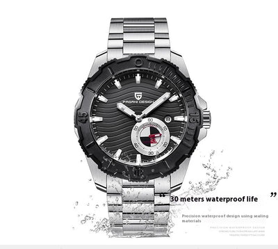 Mechanical watches, sports watches, high-end trendy men's watches, fashionable waterproof men's watches, steel straps