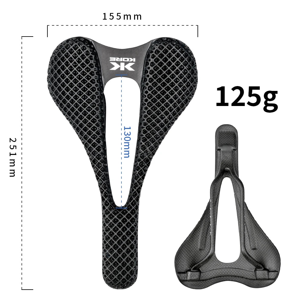 KORE Bicycle Saddles For Road Bikes Ultralight Carbon Fiber Cycling Accessories 7*9 Saddles Good Quality