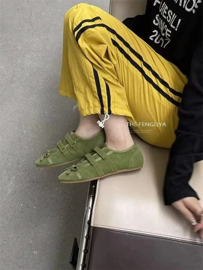 Women Ballet Dance Flat Shoes Walking Spring Sport Shoes Woman Sneakers