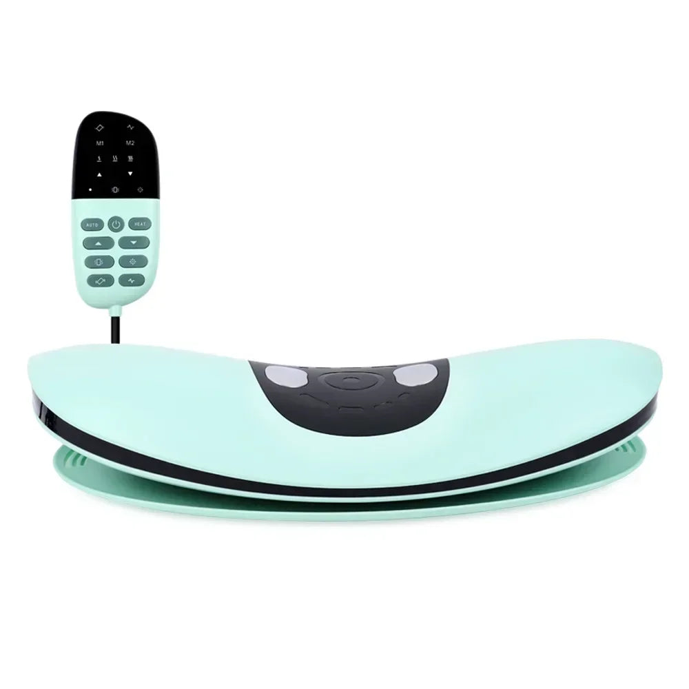 Electric Lumbar Traction Massager Adjustable Vibration Waist Massager Wa ist Spine Support Back Massage Machine Waist masajeador