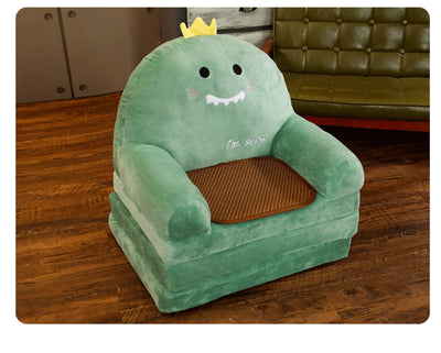 Sofas Children Sofa Cute Cartoon Lazy Folding Small Sofa Bed Girl Princess Baby Toddler Dual-purpose Child Seat  Sofas Princess