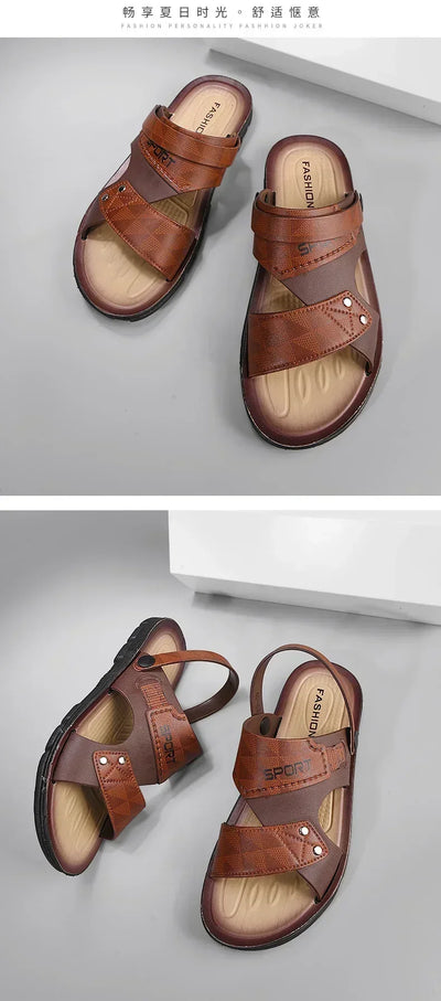 Shiatsu Slippers for Men Cheap Shoes Man Summer Slippers Replicas Luxury Brands Shoes Men Sandals 2024 Trending Flat Sandal Mens