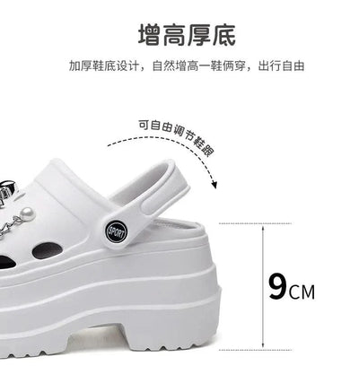 Clogs Clogs Women's Slippers Summer Home Sandals Non Slip Garden Shoes Fashion  Flat Shoes Orginal Outdoor Couples EVA Design