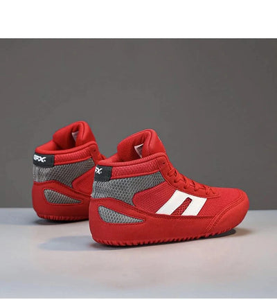 New Wrestling Shoe Fighting Boxing Wrestling Rubber Outsole Breathable Wear-resistant Shoes for Child Women Men Size 29-44