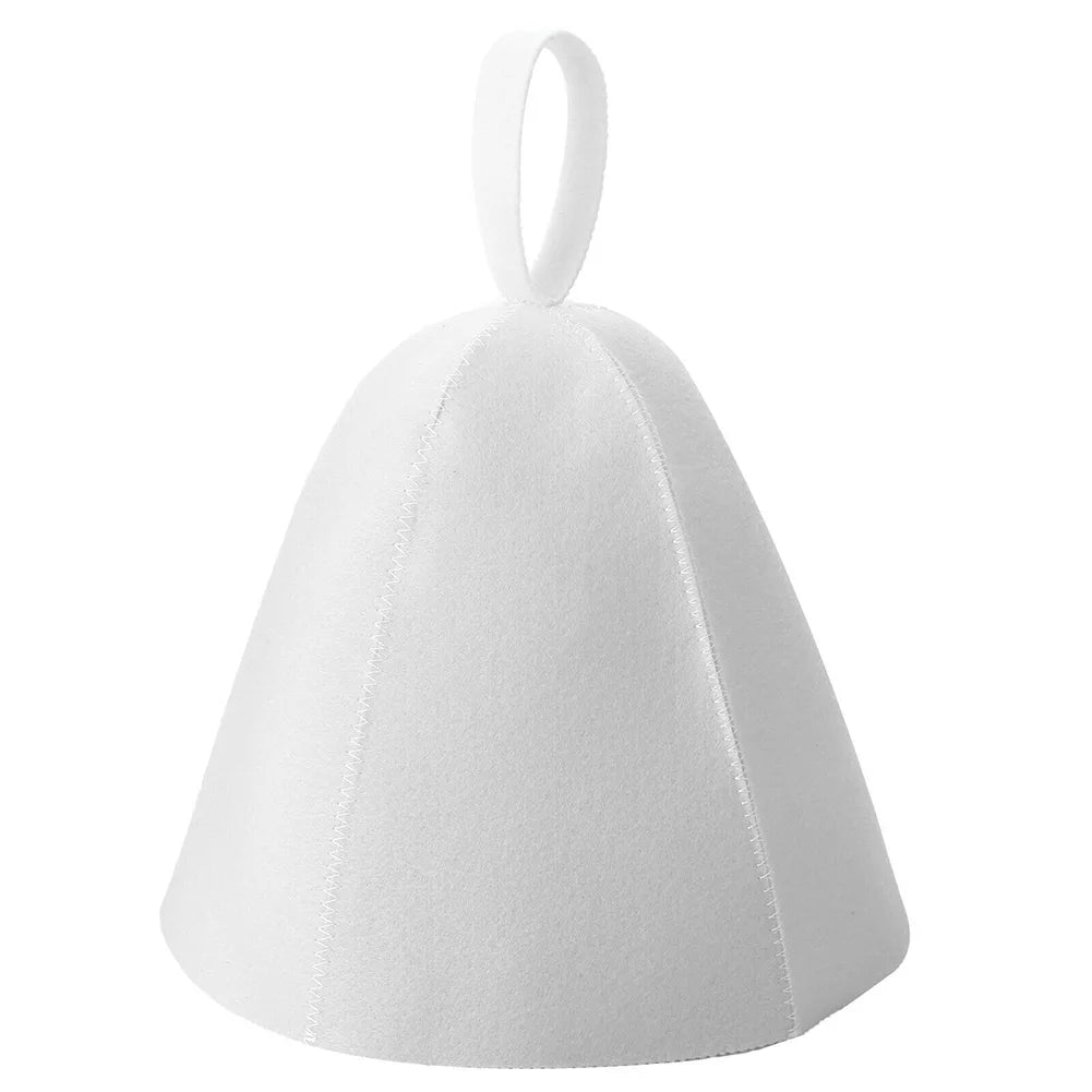 New Sauna Hat Anti Heat Caps Shower Caps Sauna Hat For Bath House Head Protection Russian Style Sauna Vaporarium Accessories