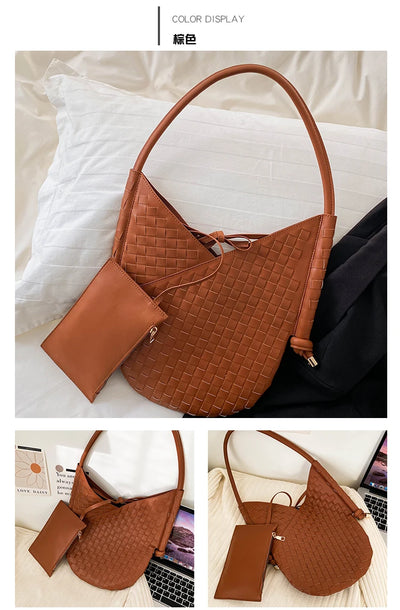 Famous Designer Women's Handbag With Convertible Shoulder Strap Leather Luxury Brand Elegant Spacious